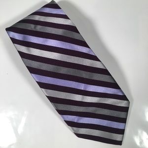 Jos A Bank necktie striped 100% silk